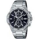 Relógio CASIO EDIFICE masculino analógico preto EFV-640D-1AVUDF