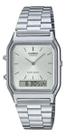 Relogio Casio Feminino Digital analogico Prateado Aq230a 7amqydf