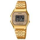 Relógio casio feminino dourado vintage la680wga-9bdf