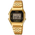 Relógio casio feminino vintage dourado la680wga-1df