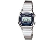 Relógio Casio Feminino Vintage Prata Mini LA670WA-2DF