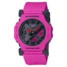 Relógio CASIO G-SHOCK feminino anadigi preto rosa GA-2300-4ADR