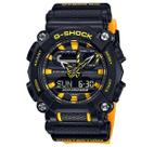 Relógio CASIO G-SHOCK masculino amarelo GA-900A-1A9DR