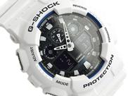 Relógio CASIO G-SHOCK masculino digital branco GA-100B-7ADR