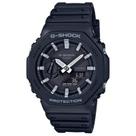 Relógio CASIO G-SHOCK unissex anadigi preto GA-2100-1ADR