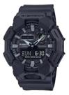 Relógio Casio Gshock Borracha Ga0101a1dr Carbon 200 metros Preto Bisel Preto Fundo Preto