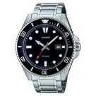 Relógio CASIO masculino analógico prata MDV-107D-1A1VDF