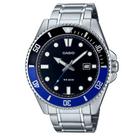 Relógio CASIO masculino analógico prata MDV-107D-1A2VDF