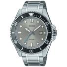 Relógio CASIO masculino analógico prata preto MDV-107D-8AVDF