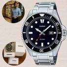 Relógio Casio Masculino Collect Analógico Prata MDV-107D-1A1VDF