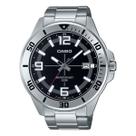 Relógio casio masculino prata mtc-100d-1bvdf