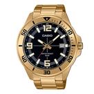 Relógio CASIO masculino preto dourado MTC-100G-1BVDF Relógio CASIO masculino preto dourado MTC-100G-1BVDF