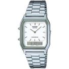 Relógio casio unisexx retangular aq-230a-7dmq Relógio casio unisexx retangular aq-230a-7dmq