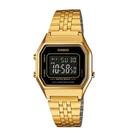 Relógio casio unissex vintage dourado la680wga-1bdf