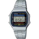 Relógio Casio Vintage A168WA-1WDF Alarme Cronômetro
