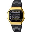 Relógio Casio Vintage A168WEGB-1BDF Preto/Dourado Relógio Casio Vintage A168WEGB-1BDF Preto/Dourado