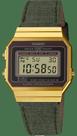 Relógio CASIO VINTAGE feminino pulseira nylon A700WEGL-3AEF Relógio CASIO VINTAGE feminino pulseira nylon A700WEGL-3AEF