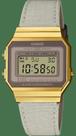 Relógio CASIO VINTAGE feminino pulseira nylon A700WEGL-7AEF
