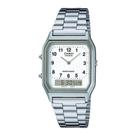 Relógio Casio Vintage Prata AQ-230A-7BMQ-SC Relógio Casio Vintage Prata AQ-230A-7BMQ-SC
