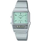 Relógio CASIO VINTAGE unissex analógico prata AQ-800E-3ADF