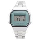 Relógio CASIO VINTAGE unissex digital prata A168WA-3AYDF