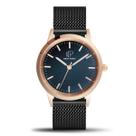Relógio Casual Masculino Sofisticado Clássico New Port Preto