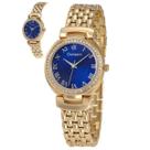 Relogio champion analogico azul metal dourado cf26160a cor:dourado