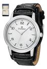 Relogio champion analogico branco couro preto cn20195c