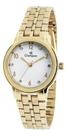Relogio champion analogico branco metal dourado cn28320h