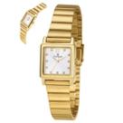 Relogio champion analogico prata metal dourado cf24135h cor:dourado