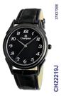 Relogio champion analogico preto couro preto ch22219j