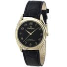Relogio champion analogico preto couro preto ch22219n cor:preto