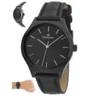 Relogio champion analogico preto couro preto cn28295p cor:preto