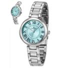 Relogio champion analogico verde metal prata cf26151f cor:prata