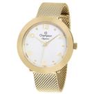 Relógio Champion CN24511W Feminino Analógico Dourado Original