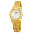 Relógio CHAMPION feminino dourado branco CF24046H