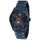 Relógio CHAMPION feminino flor azul preto CN24333D
