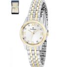 Relógio Champion Feminino Misto Fundo Branco + Semi Joia QTZ