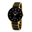 Relógio Champion Feminino Ref: Ca21875u Cerâmica Dourado