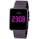 Relógio Champion Feminino Ref: Ch40080i Digital LED Roxo