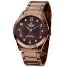 Relógio Champion Feminino Ref: Cn29230r Casual Chocolate
