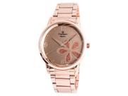 Relogio champion feminino rose visor chocolate cn24066r