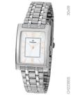 Relógio Champion Feminino Social CH22395S Retangular prata