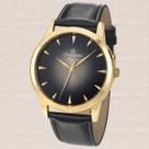 Relógio Champion Masculino Analógico CN20828U Dourado Pulseira Couro Preto Relógio Champion Masculino Analógico CN20828U Dourado Pulseira Couro Preto