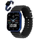 Relogio Champion SmartWatch C066 Azul e Preta 2 Pulseiras
