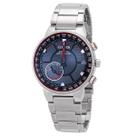 Relógio Citizen Masculino Eco-Drive Satellite Wave 44 mm com Mostrador Preto