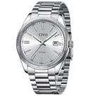 Relógio CIVO Analog Silver Stainless Steel para homens