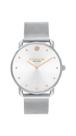 Relógio Coach Elliot feminino elegante em aço inoxidável