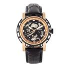 Relógio com estojo automático de 44 mm REIGN Starvos em ouro rosa para homens