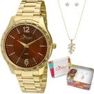 Relógio Condor Eterna Dourado - CO2035KMI/K4X Kit